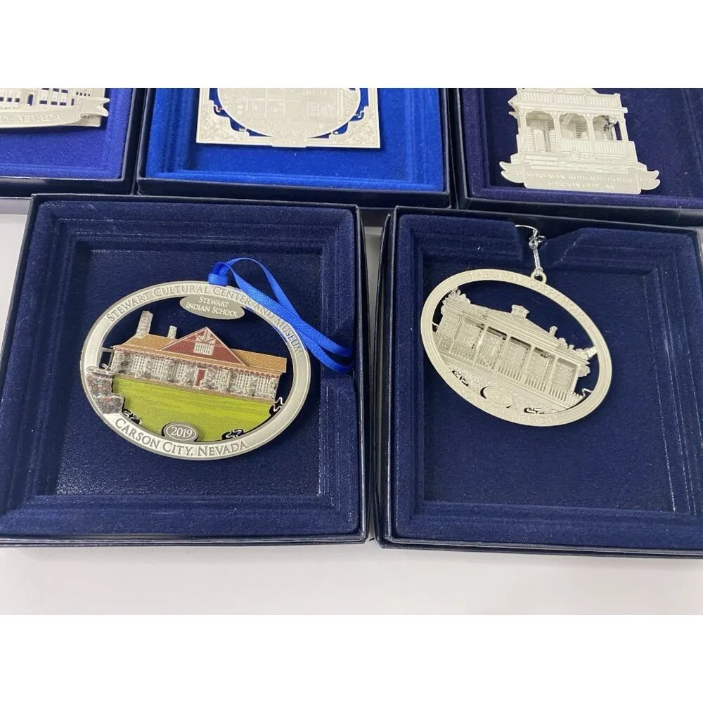 Carson City Nevada Historical‎ Building Christmas Ornament Series Lot 17